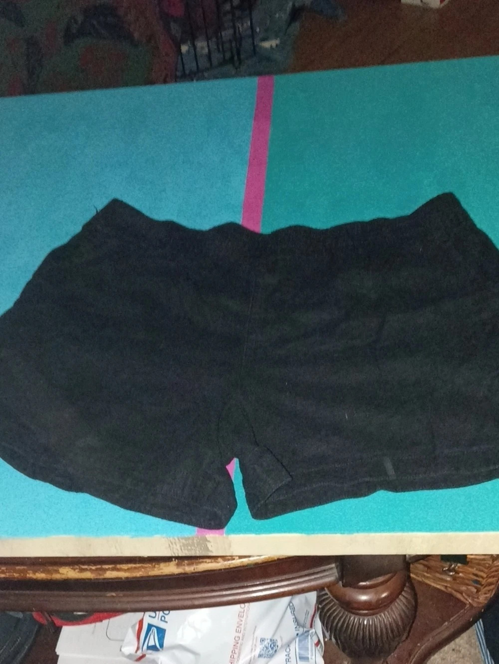 Maurices Linen Blend High Waist Shorts in Black Size Large